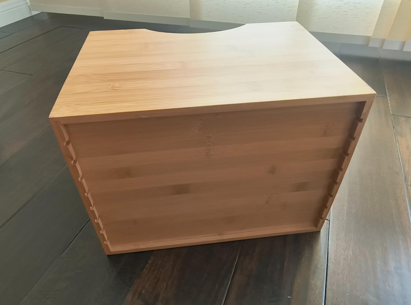 Vintage bamboo 4 tier wood file paper organizer