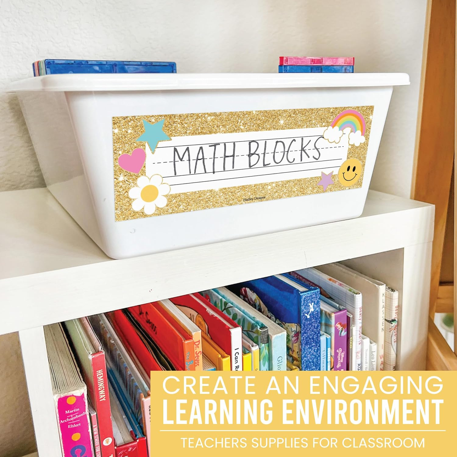 Desk Name Tags for Classroom – 36 Student Desk Name Plates for Classroom Decor,