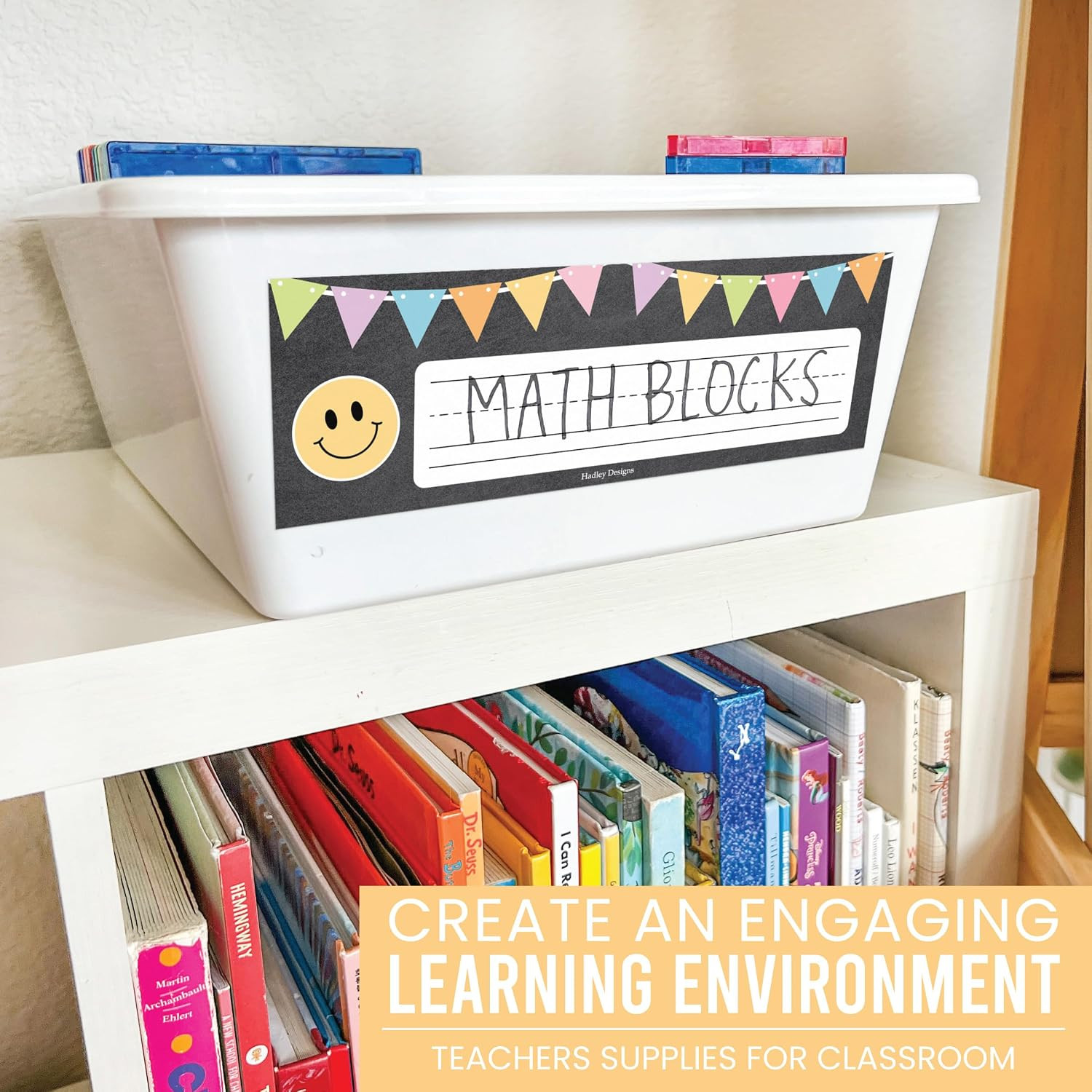 Desk Name Tags for Classroom – 36 Student Desk Name Plates for Classroom Decor,