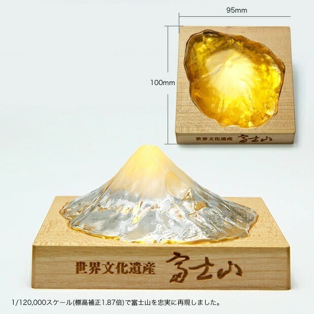 Color-changing Mt. Fuji pen stand Real craft Mt. Fuji NEW JAPAN F/S