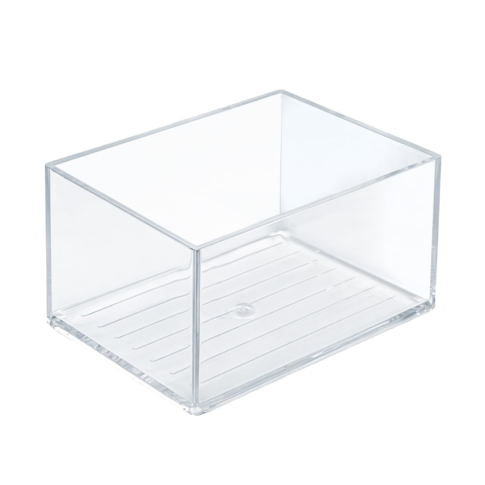 Azar Displays 556731-4PK Small Organizer Tray Compact Clear Plastic