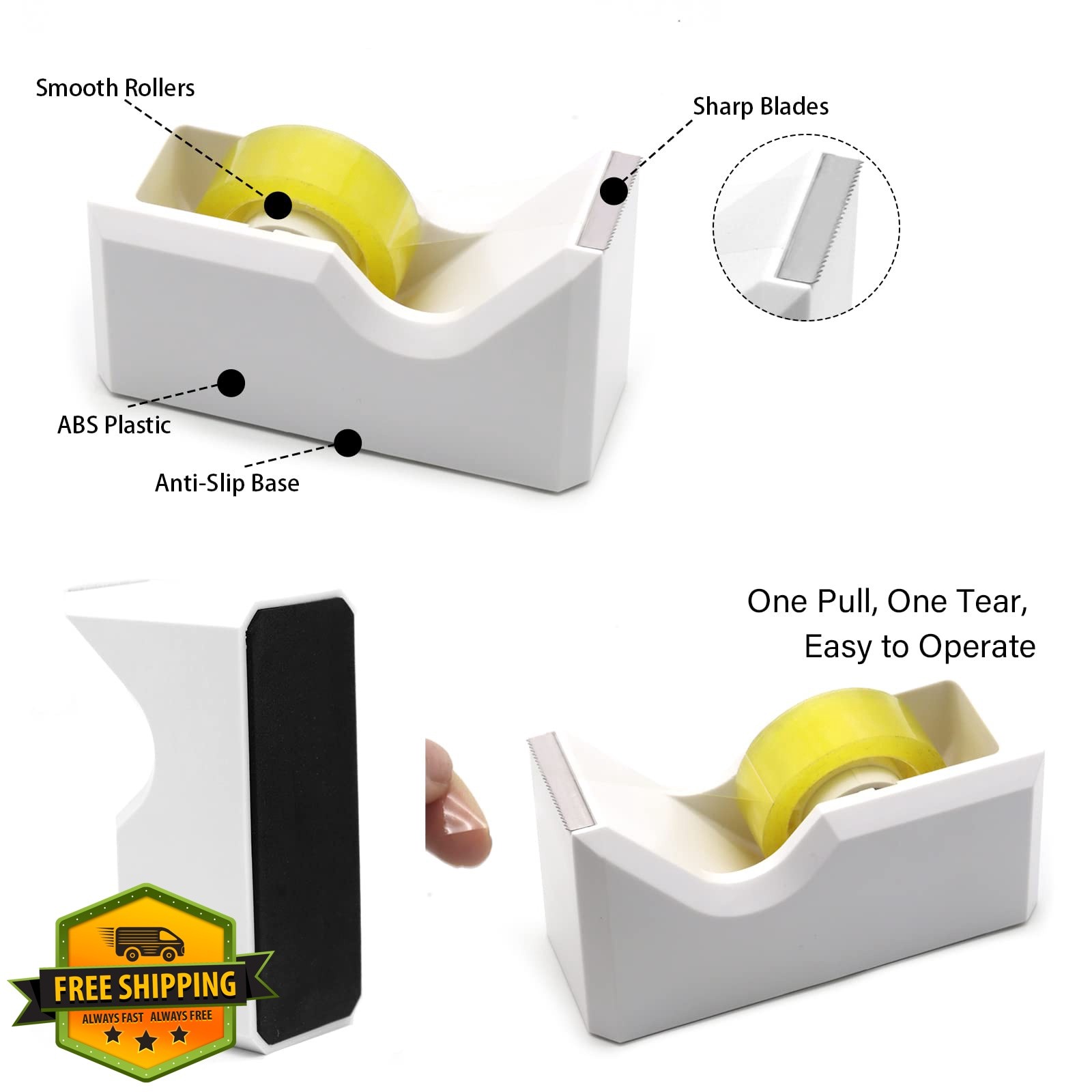 Shellvcase White Desk Accessory Set