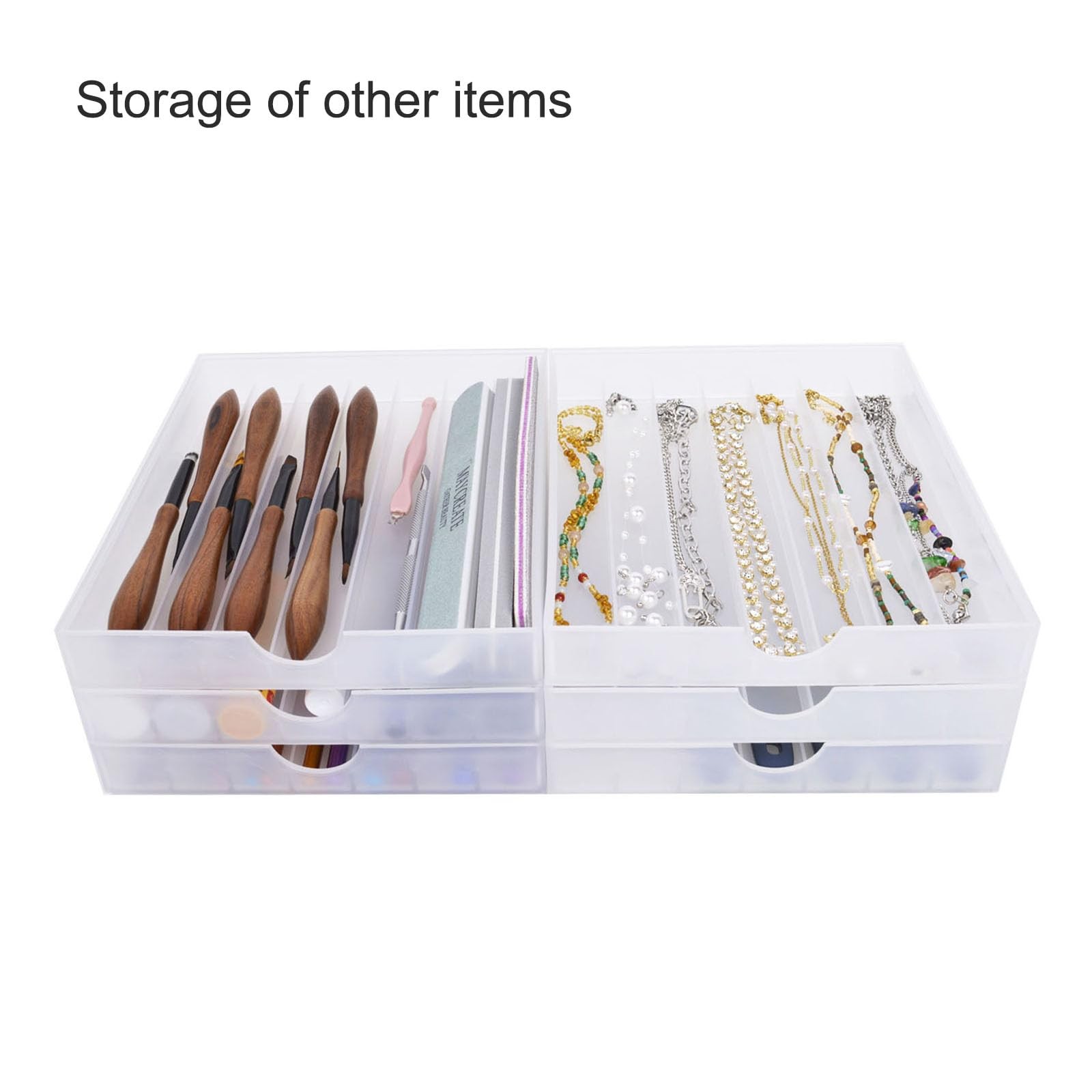 Desk Drawer Organizer, Pen Holder Tray Pen Storage with Fountain Pen, Pencil,…
