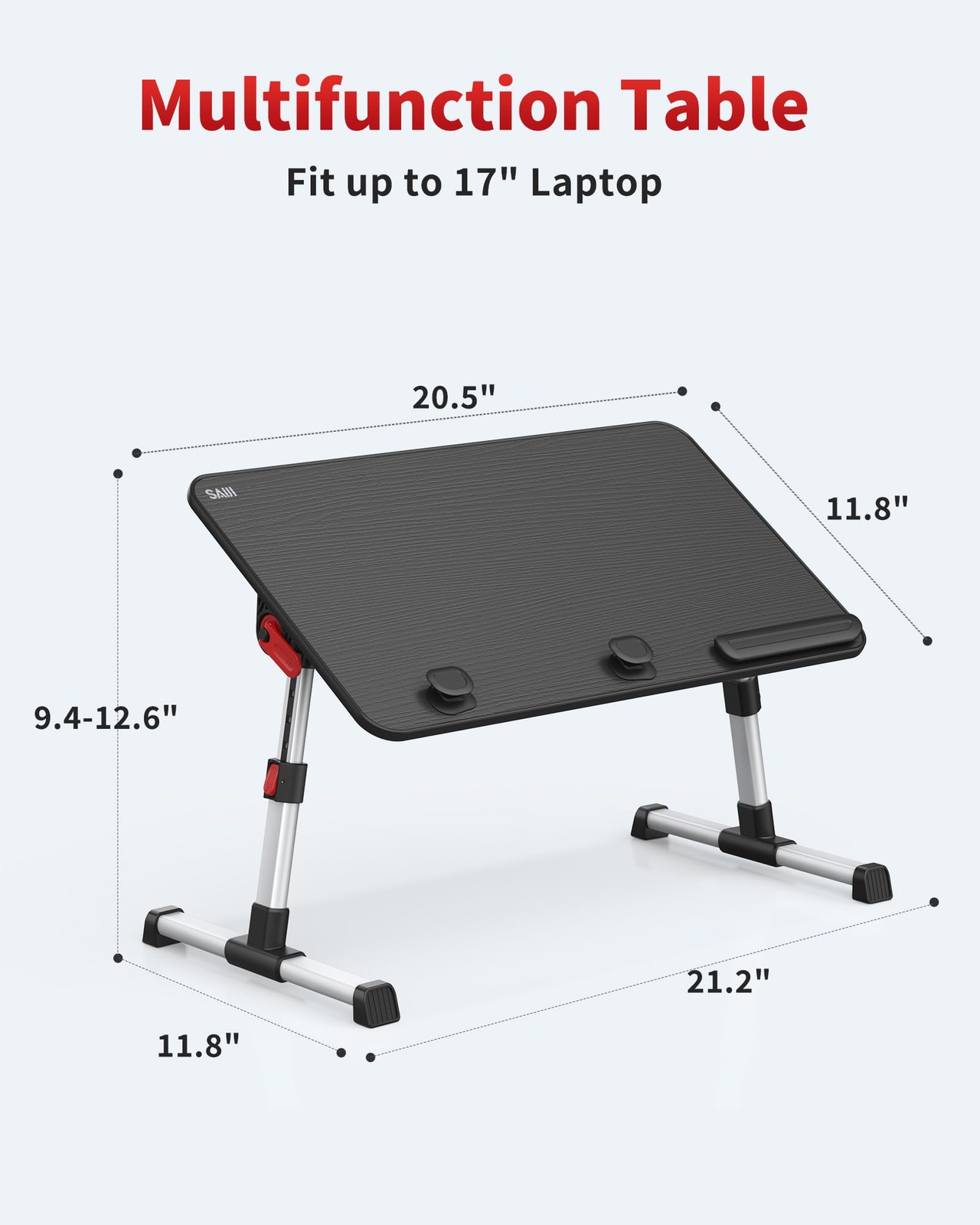 Laptop Desk Table Saiji Adjustable Laptop Stand Portable Lap Desks Foldable