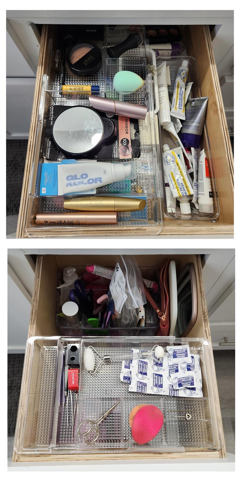 Oubonun Expandable Drawer Organizer 11.1 To 19.2 Width Shallow Cosmetic