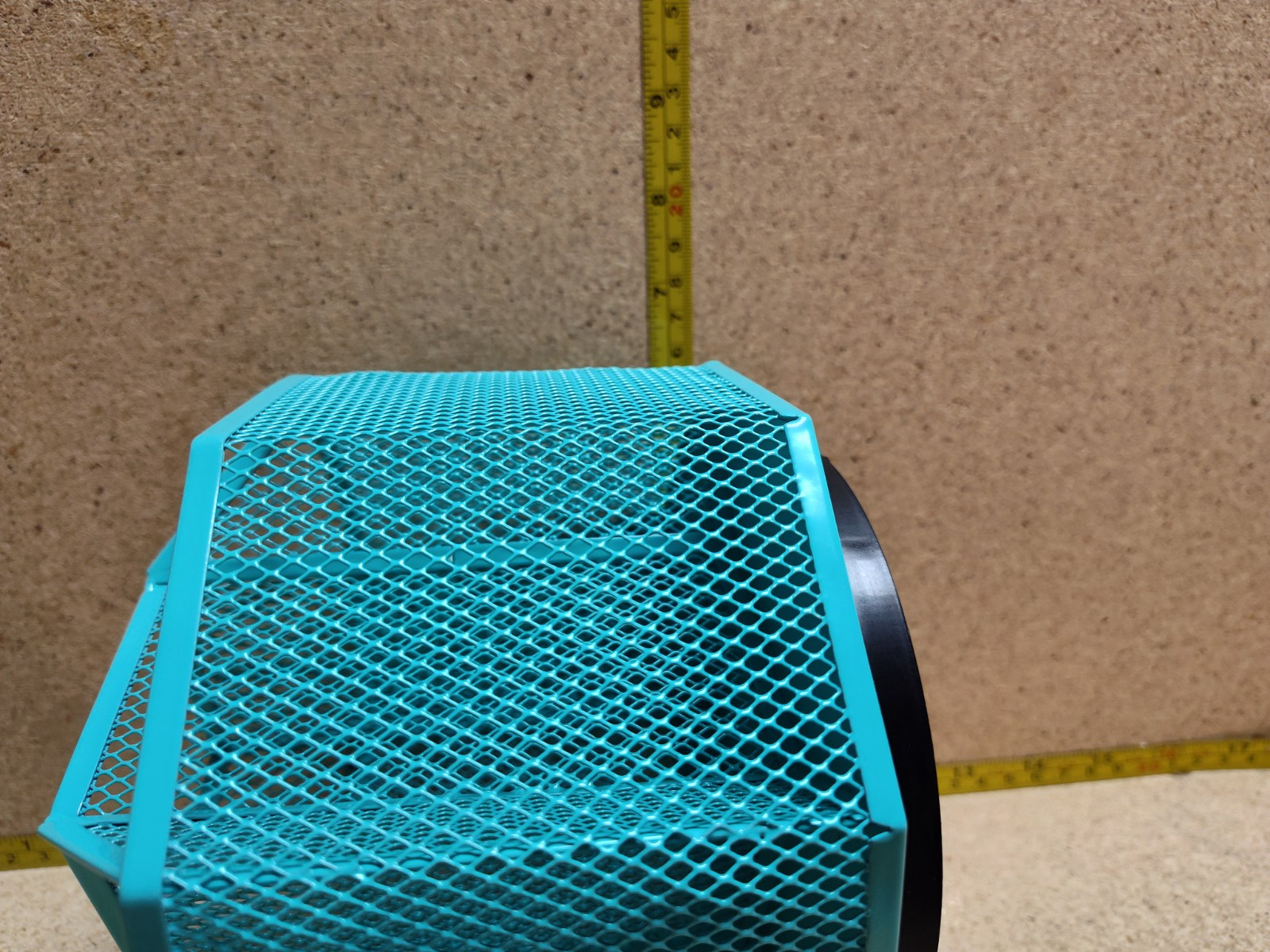 Annova Rotating Mesh Desk Organizer with 5 Compartments (Turquoise)