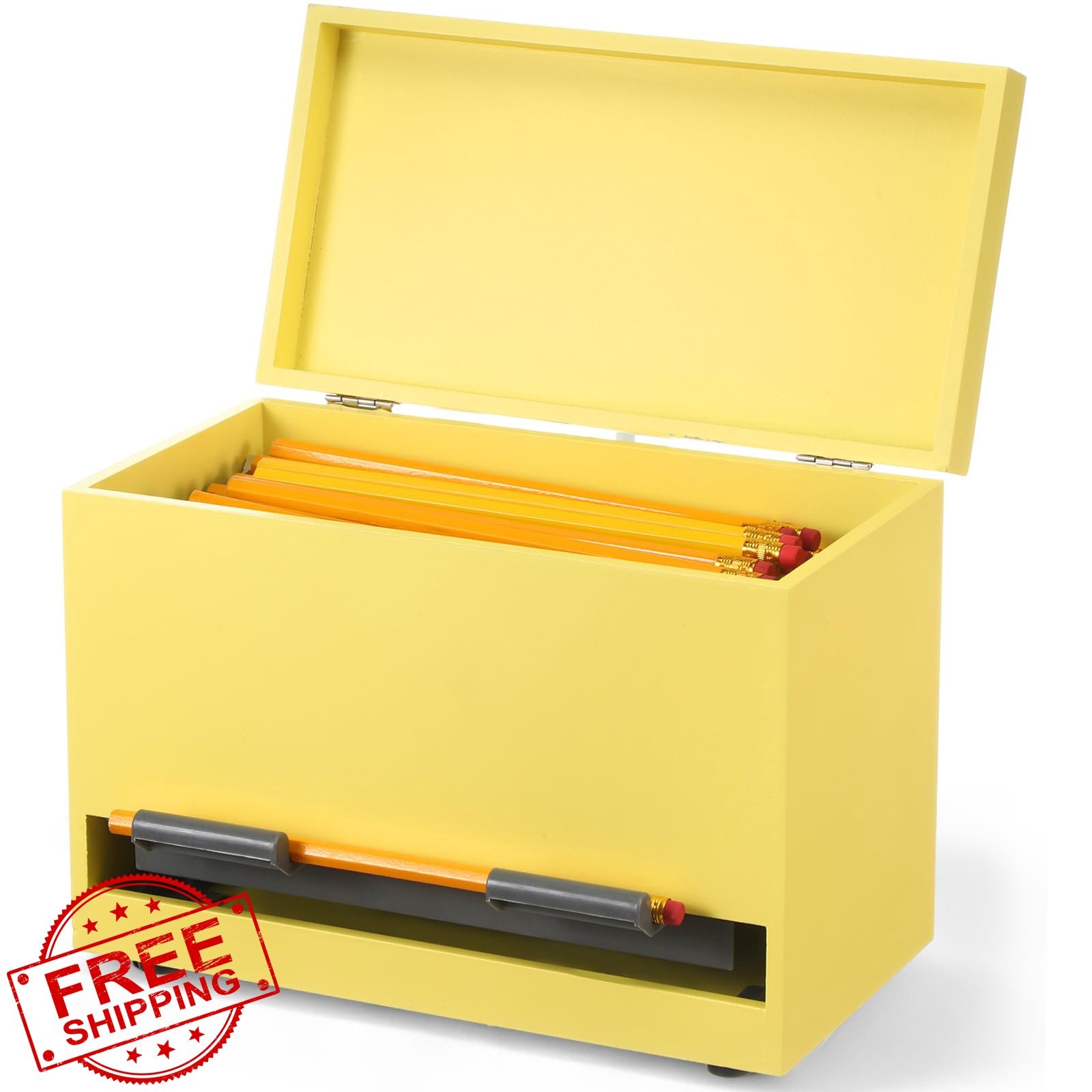 Yalikop Cream Yellow Pencil Dispenser 1 Pc