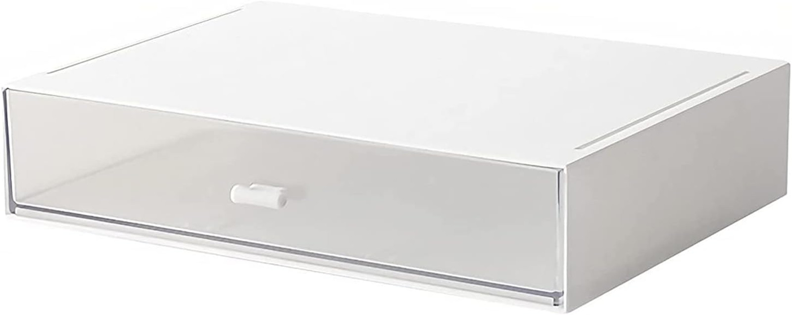 Desk Organizer with Drawers Stackable Storage Drawers, Plastic Compact Desk Stor