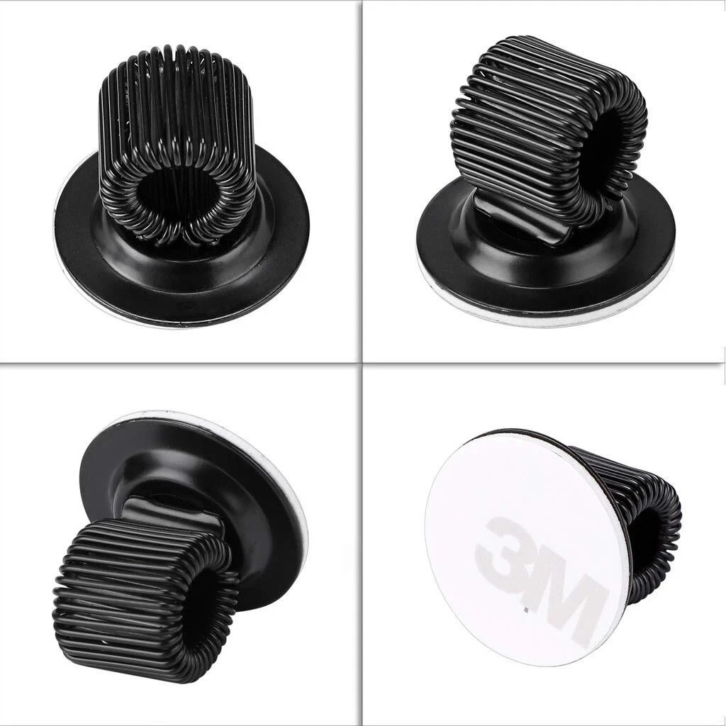 12 Pack Plating Pen Holder Clips Self Adhesive Pen Pencil 12PCSSmall Black
