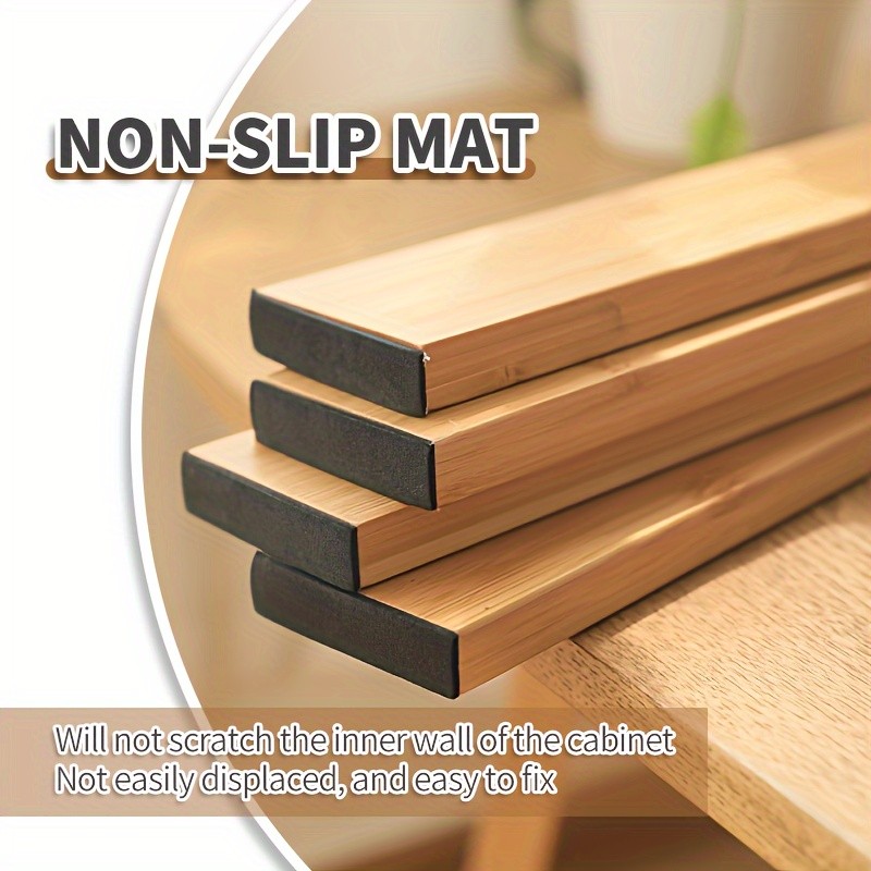 4pcs Drawer Dividers Spring Loaded Expandable Adjustable Organizers Separator