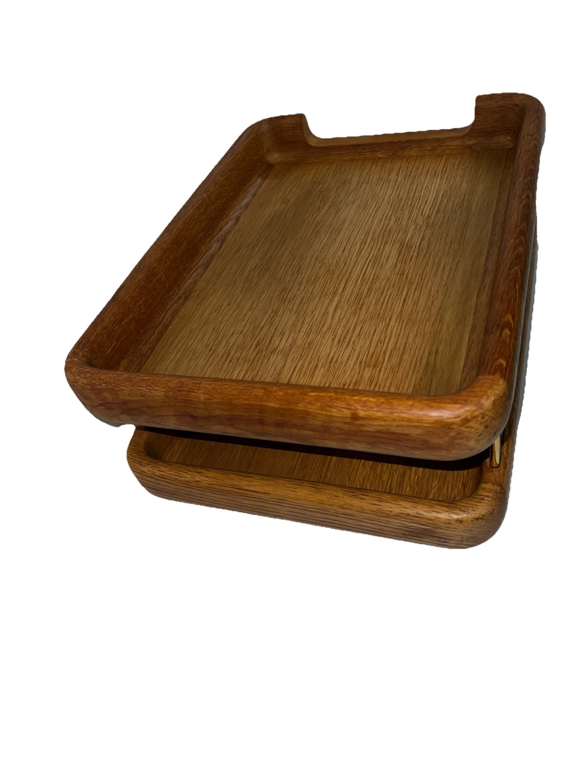 Mid-Century Eldon Woodline 1985 Paper Tray in Oak, Series 6500