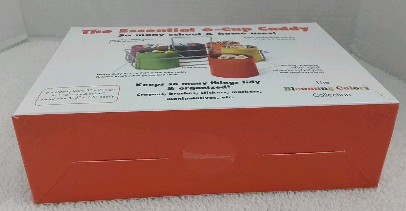 Sensational Classroom The Essential 6-Cup Caddy Multicolors #626687 Home School