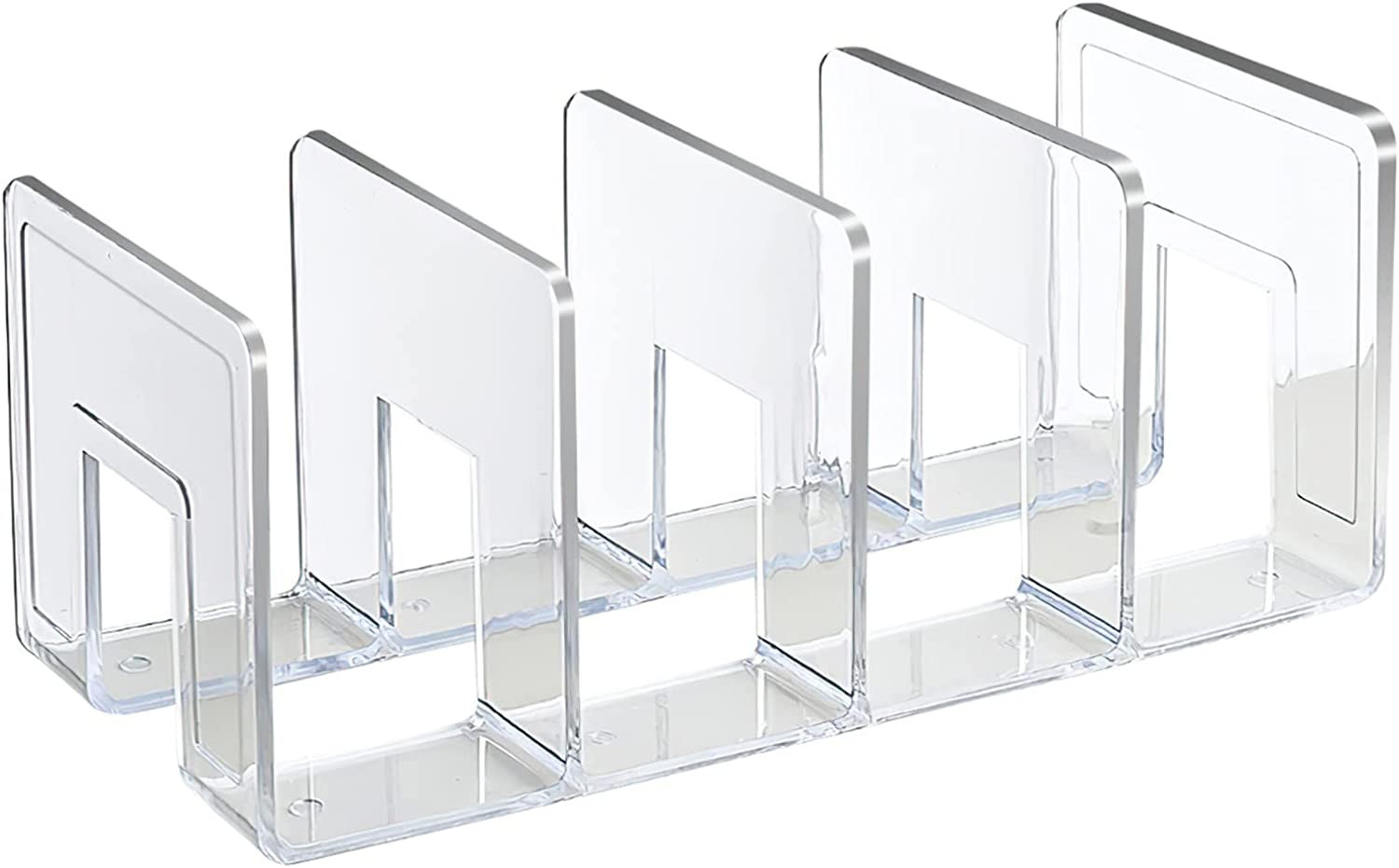 Clear Acrylic File Sorter Holder Desk Folders Organizer Rack for Envelopes Paper