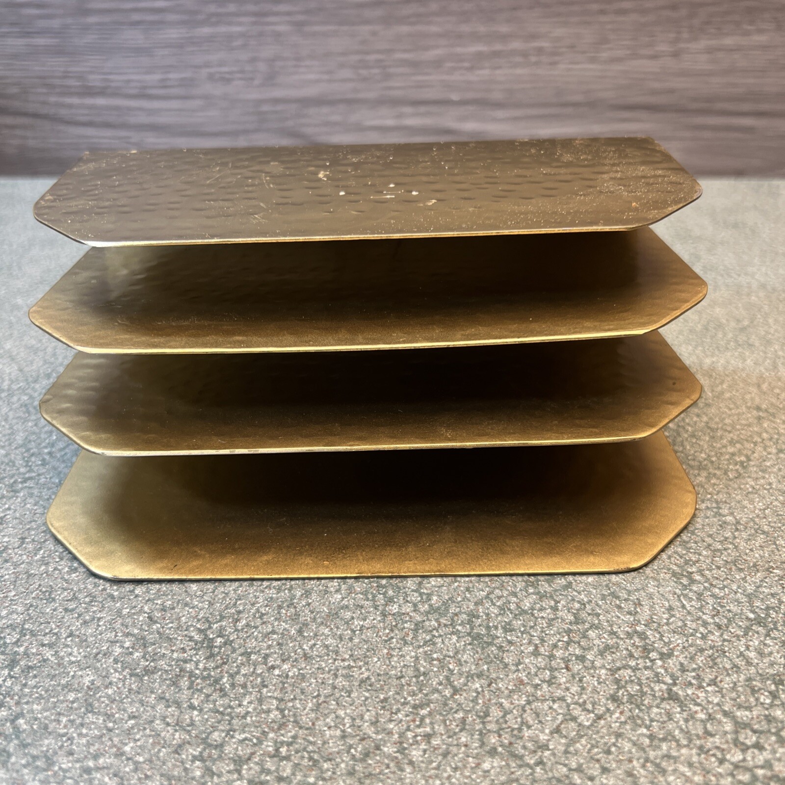 Nate Target Berkus Letter Sorter Desk Bills Organizer, , Hammered Brass India