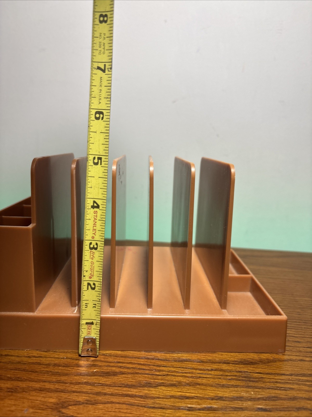 Vintage MCM Retro Max Klein Desk Office Organizer Paper Mail Pens Coins Clips
