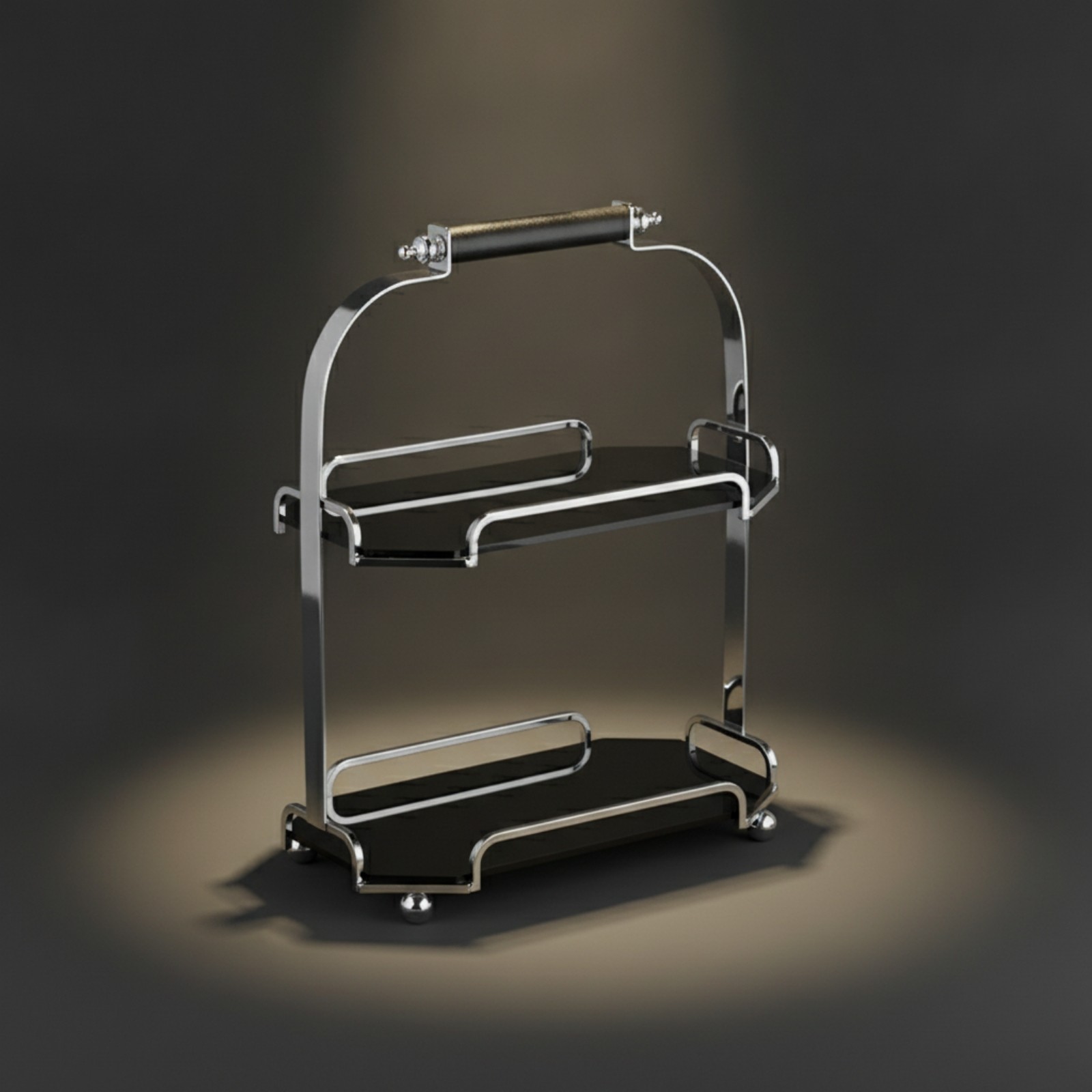 Organizer with Carrying Handle Portable Octagonal Shelf Rack for Dressing Table