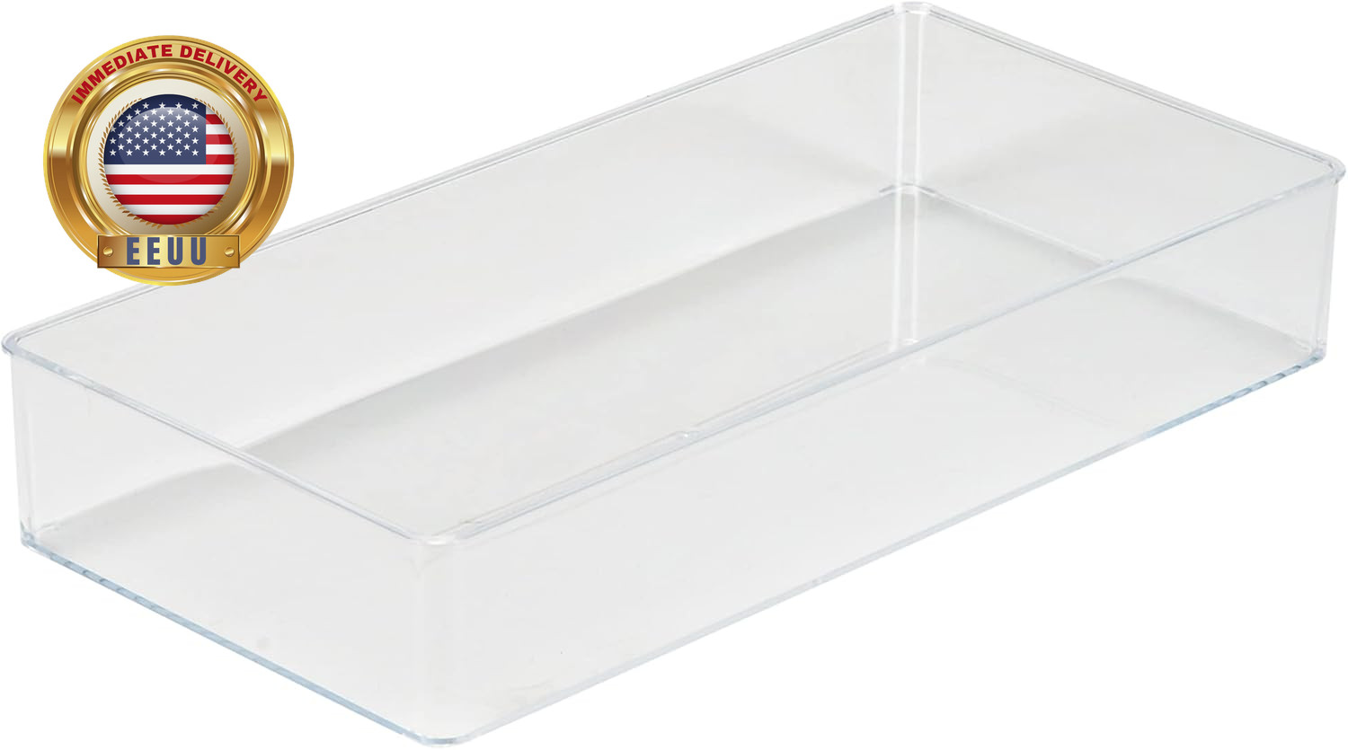 Medium Rectangular Drawer Organizer, Super Clear ⭐️⭐️⭐️⭐️⭐️