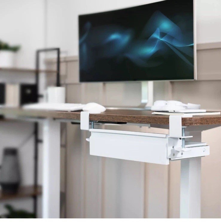 VIVO White Space Saving 16″ Clamp-on Under Desk Storage Drawer without Shell