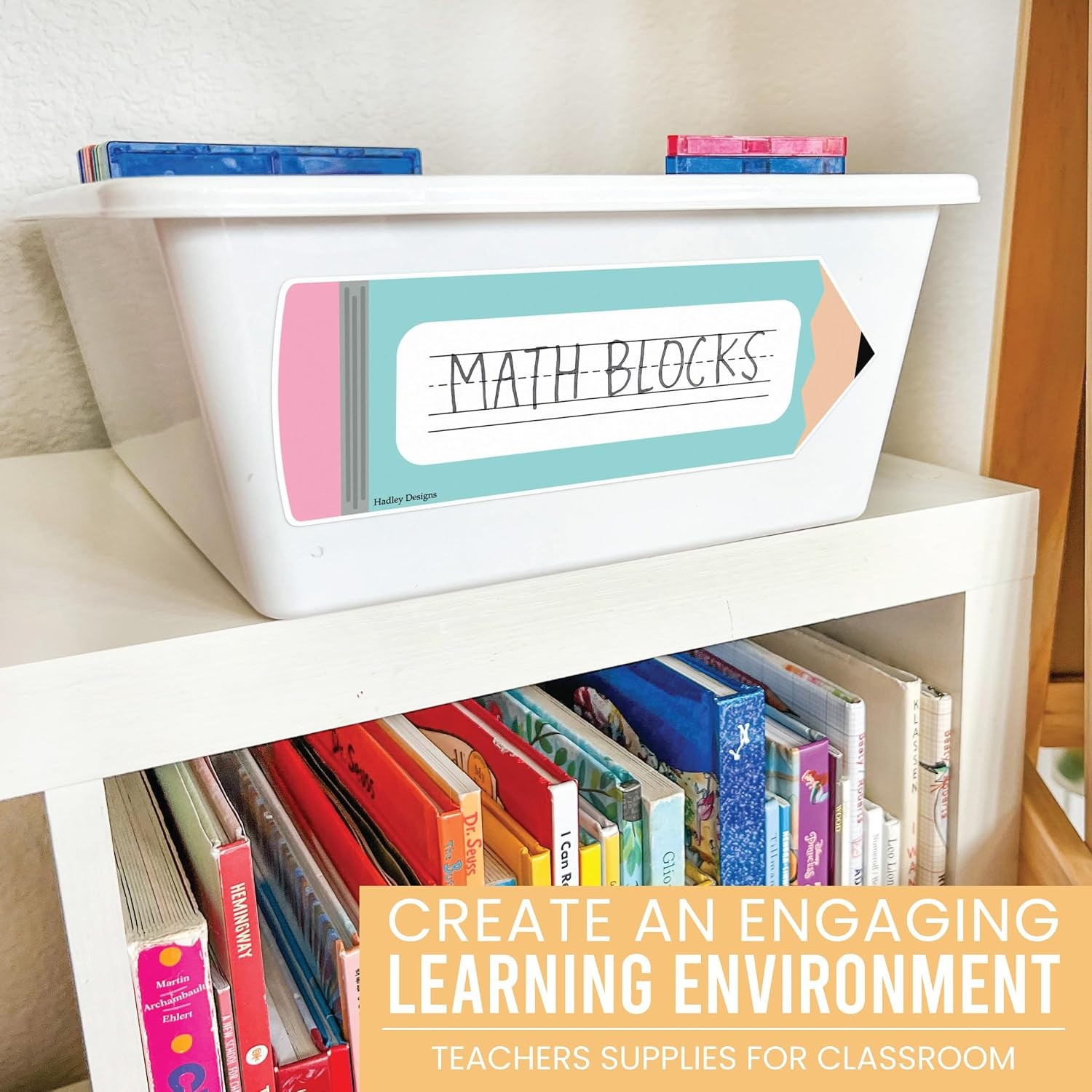 Desk Name Tags for Classroom – 36 Student Desk Name Plates for Classroom Decor,