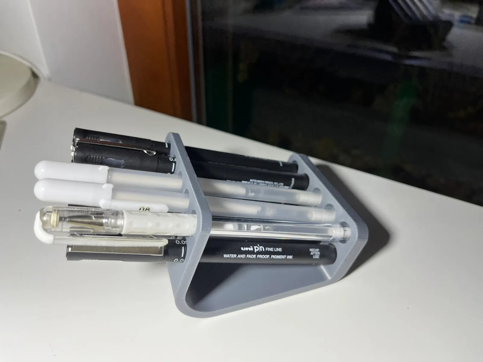 Minimalist Pen Holder 2-Pack Pencil Stand Desk Organizer