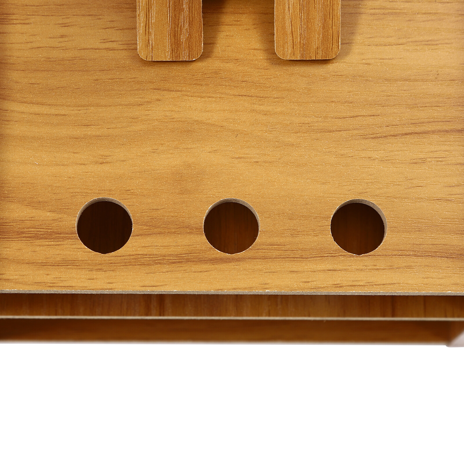 Multifunctional Monitor Stand Riser with Drawer, Storage Compartments, MDF