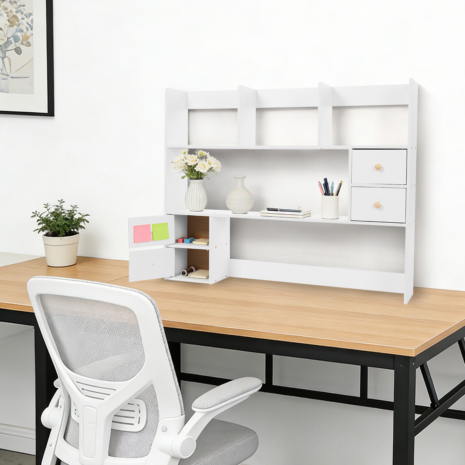 Desktop Organizer Office Storage Rack Desktop Shelf Rack