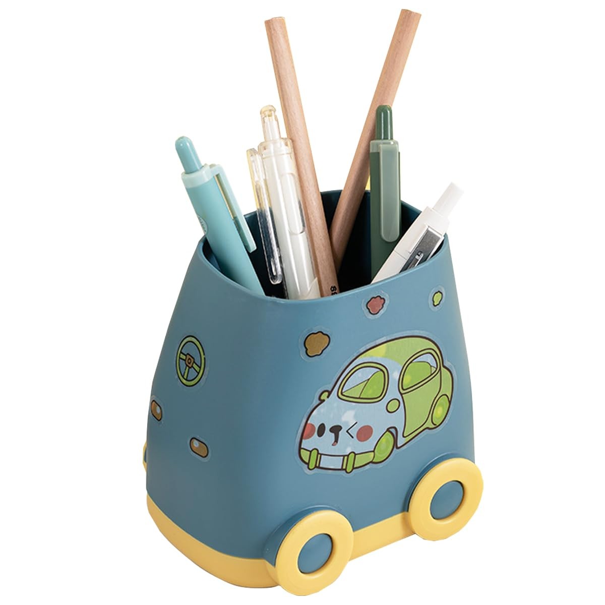 Car Pen Holder for Desk Plastic Pencil Holder Cute Car Organizer Fit for Kid …