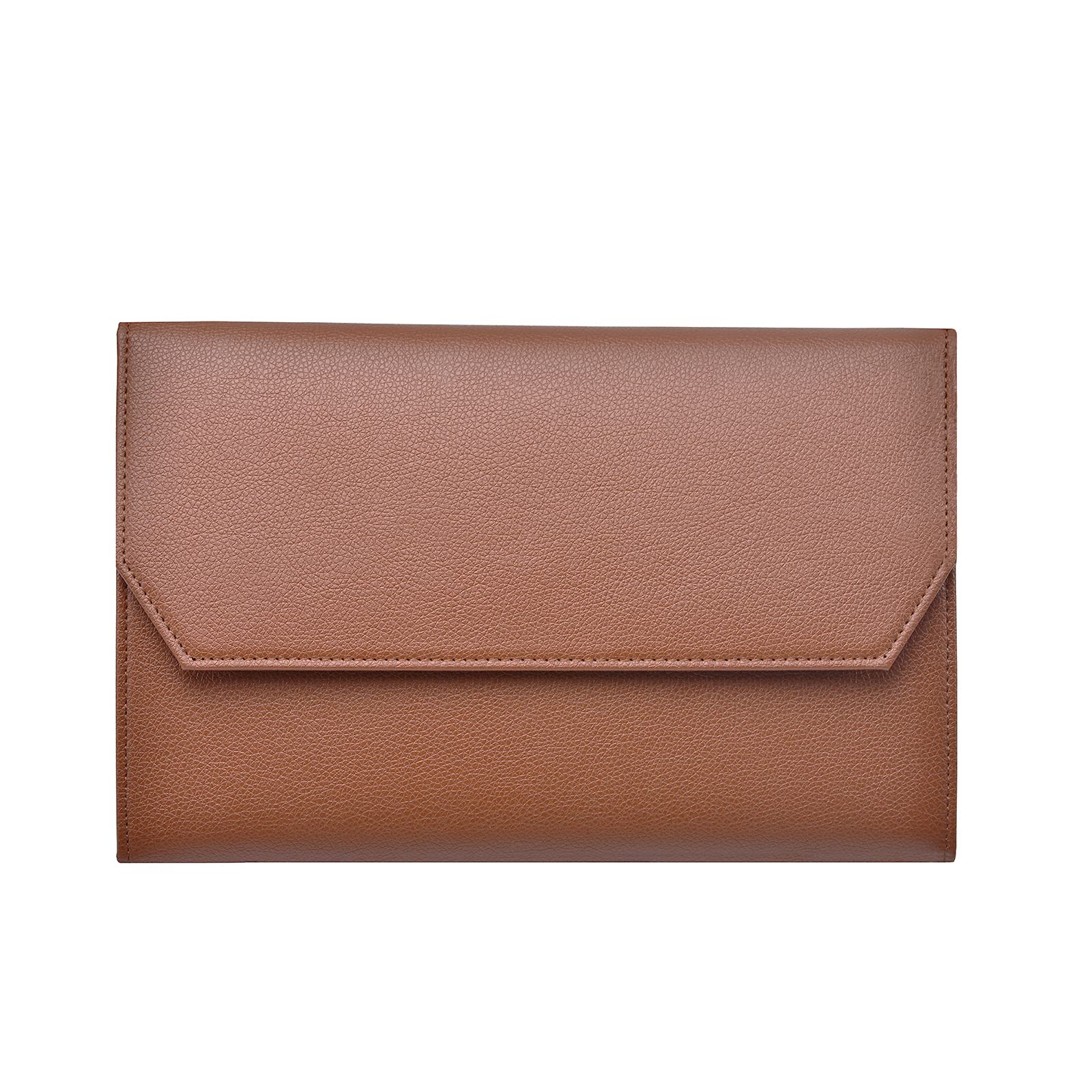 12 Coffee PU Leather Fountain Pen Case Organizer Bag Portfolio, Protective Sl…