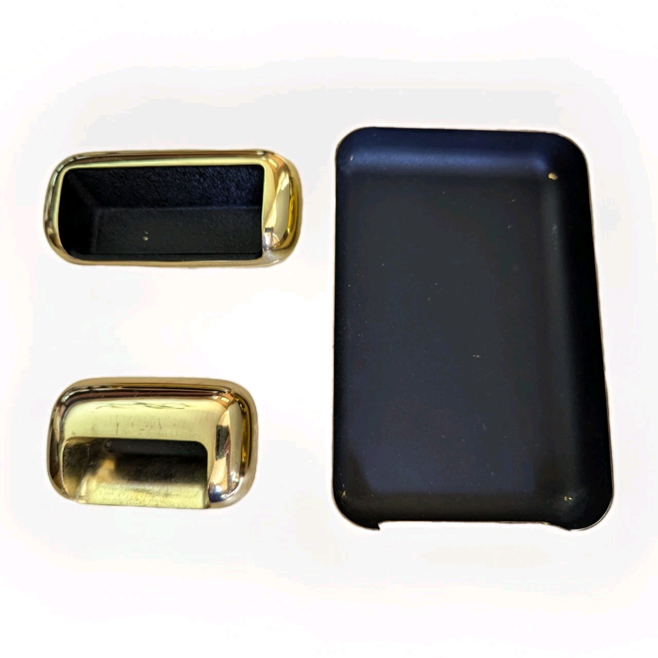 Eldon Emphasis Vintage Office Brass Note Pad Tray Business Card Paperclip Holder