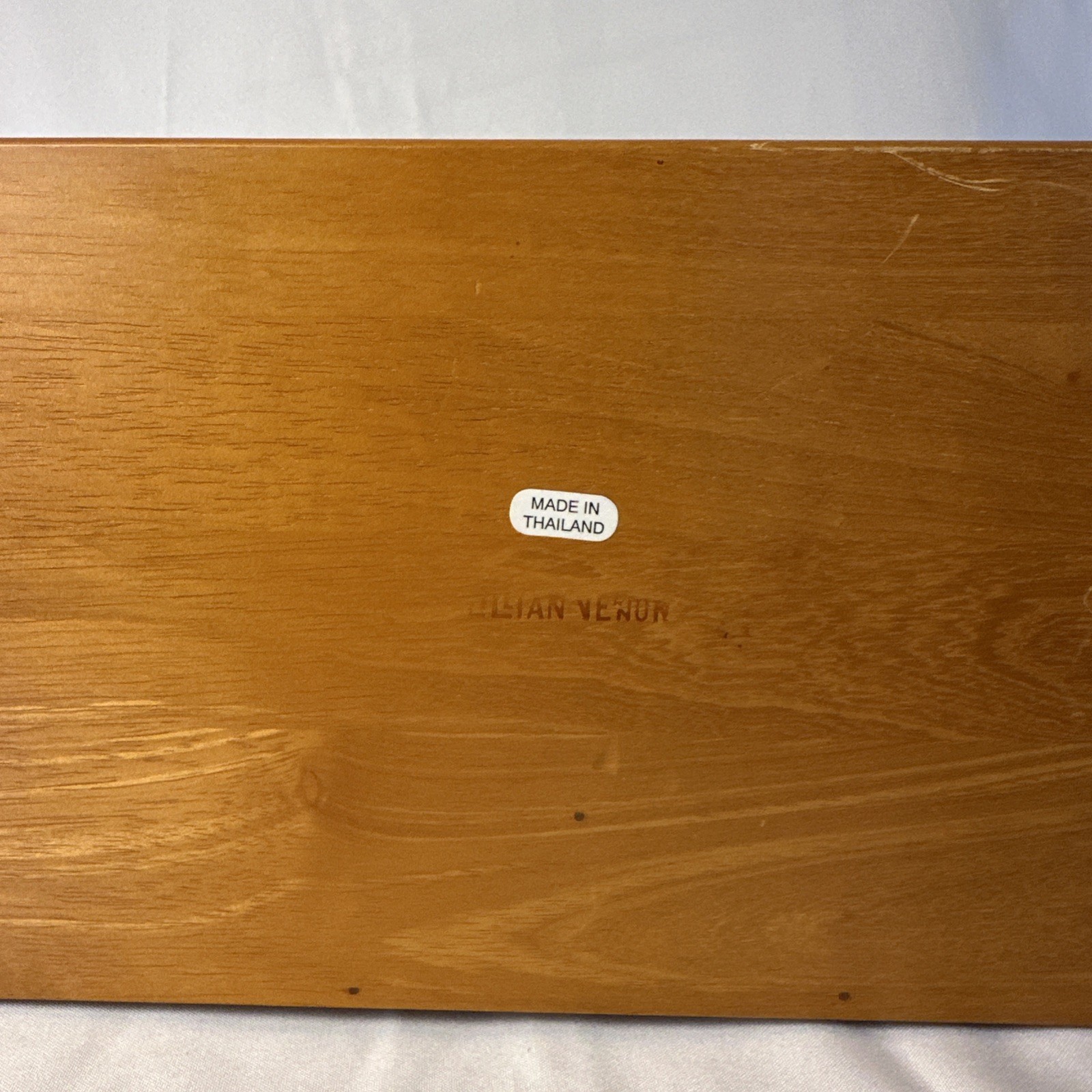 31 Day Wooden Monthly Bill Mail Sorter Desk Organizer with Drawer -Lilian Vernon