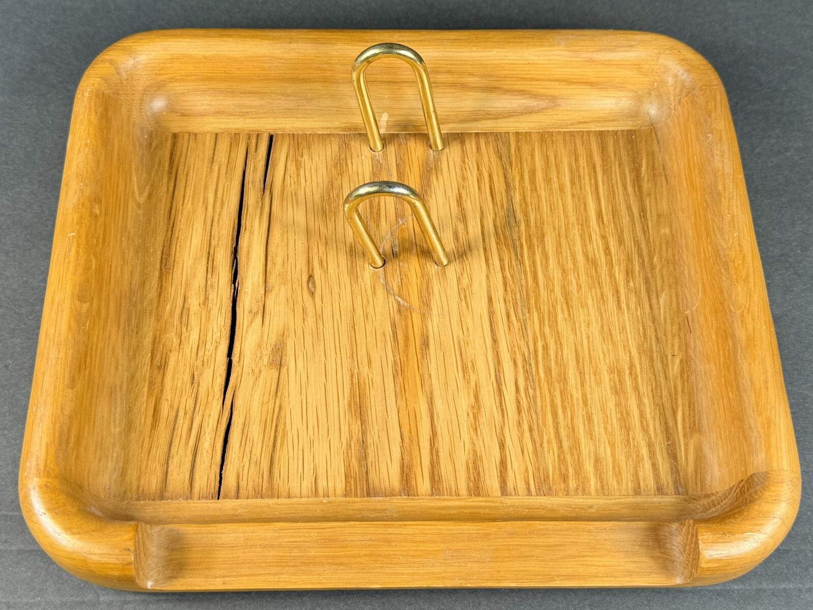 Eldon Woodline 6500 Wood And Brass Desk Accessory