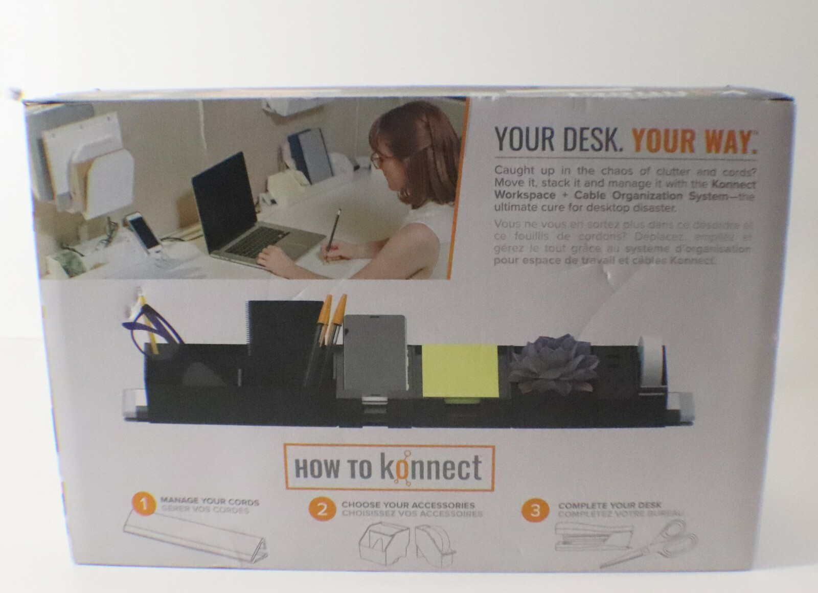 Professional Desk Organizers/Accessory Set Home/School/Business Bostich Konnect