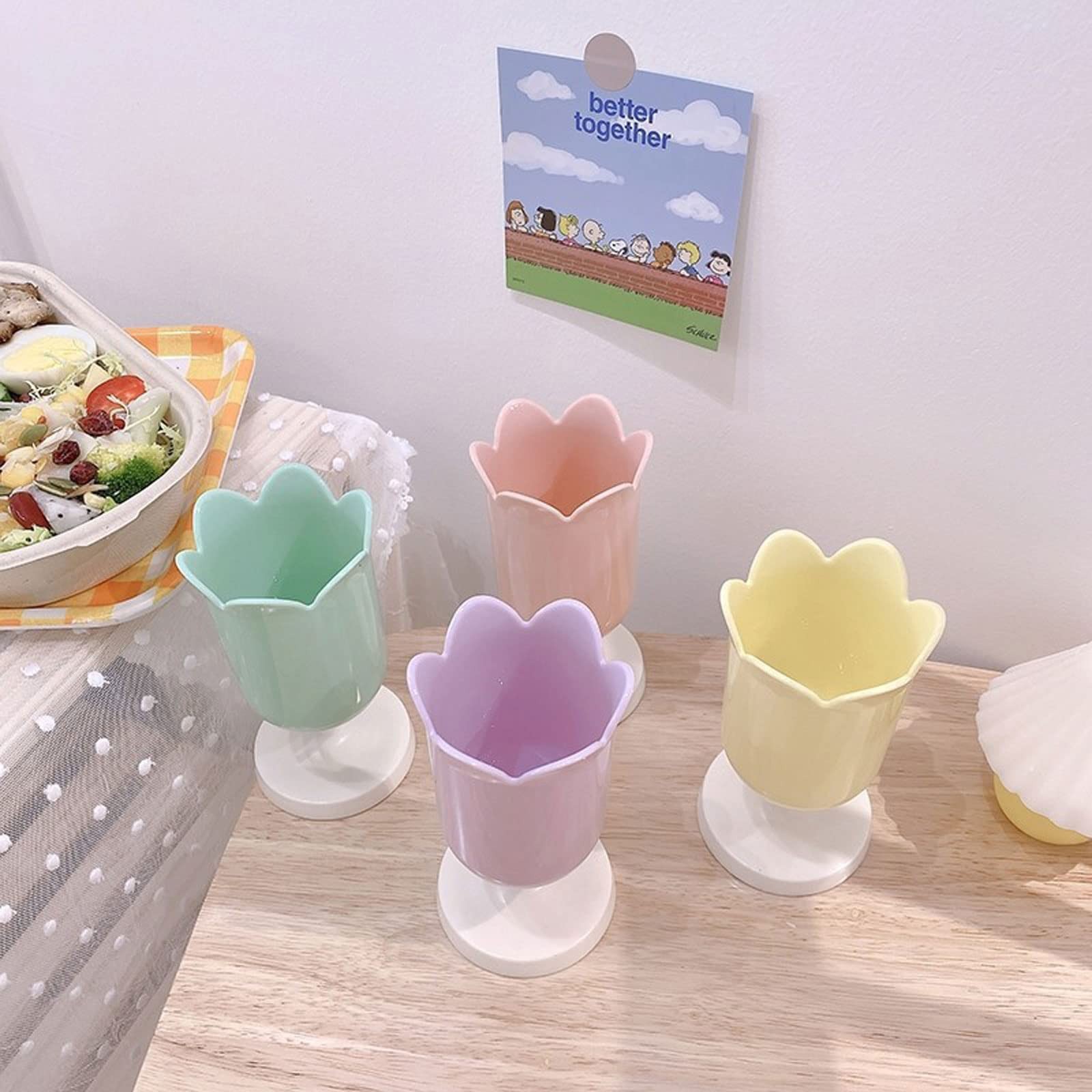 Tulip Pen Holder for Desk Cute Organizer Desk Organizer Makeup Brush Holder G…