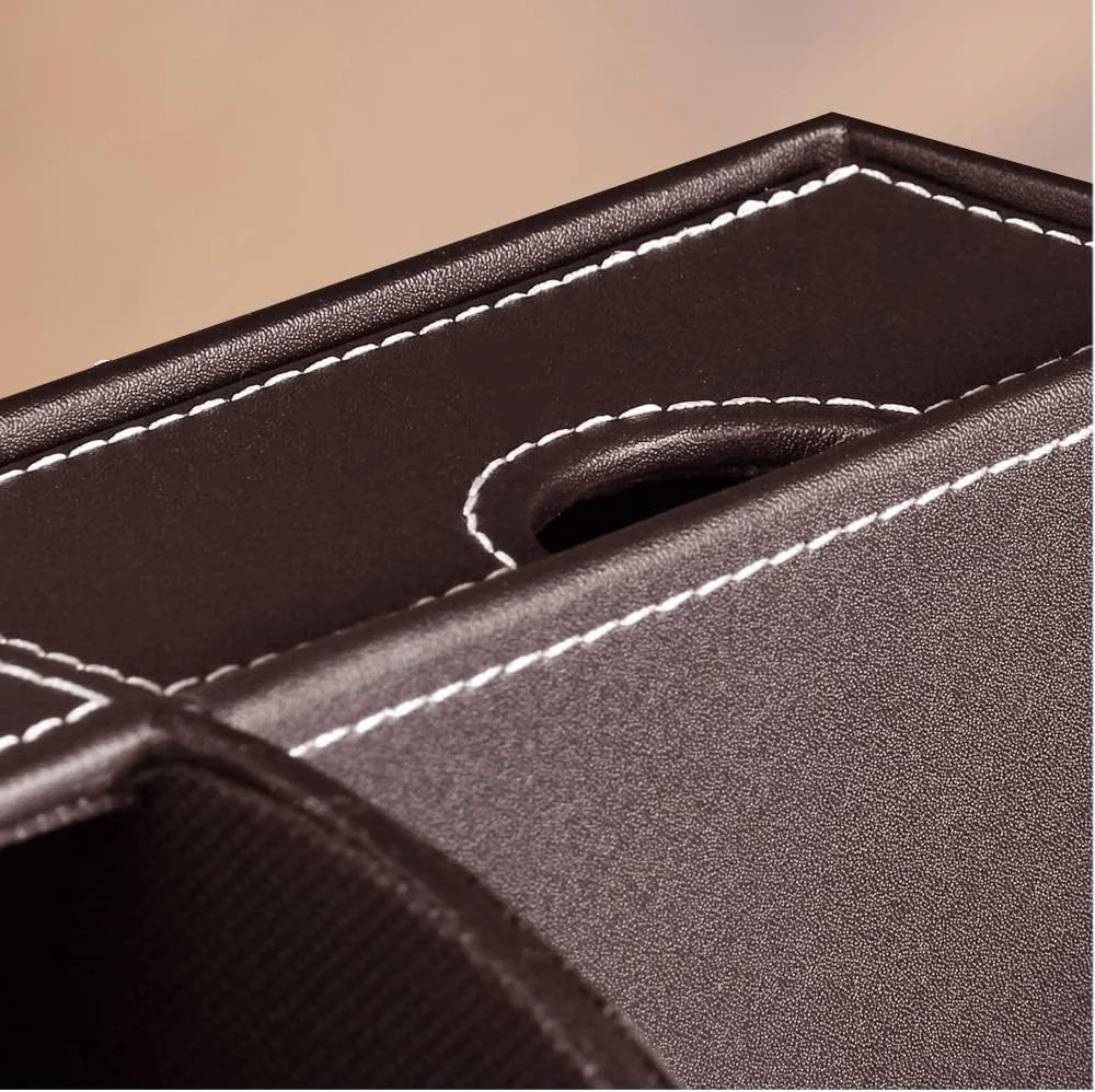 Desk Organizer, PU Leather Desktop Organizers and Accessories, Office Supplies M