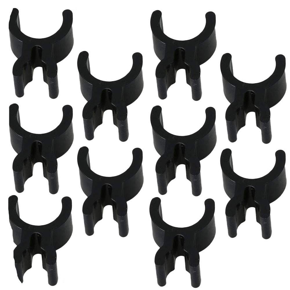 French Horn Trumpet Pen Clip Brass Music Pencil Holder 10PCS Black