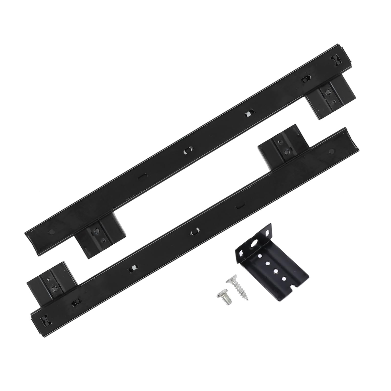 Veemoon Under Desk Keyboard Sliding Rails, 14-23 Inch Ball Bearing Black