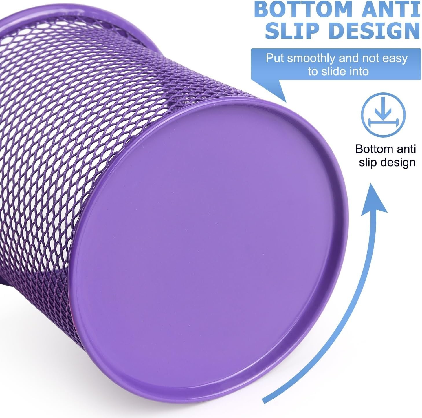 Pen Holder Cup for Desk, Desk Organizer Wire Mesh Pencil Cup Holder for Desk …