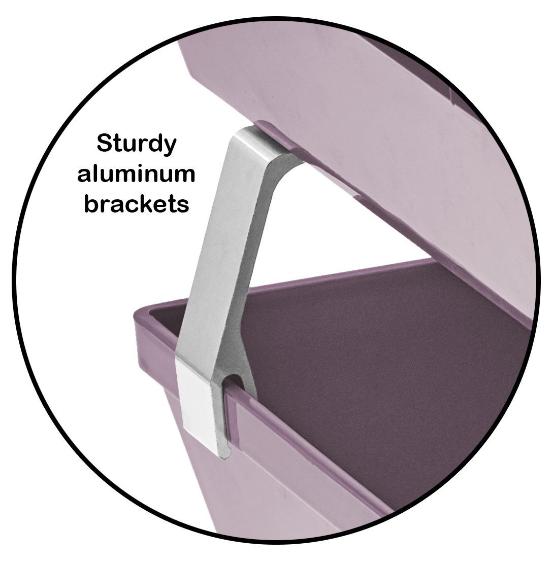 Acrimet Facility 3 Tiers Triple Letter Tray (Solid Purple Color)