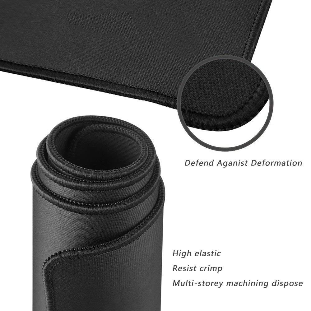 Cmhoo XXL Professional Large Mouse Pad & 35.4×15.7×0.1IN, 90×40 Black