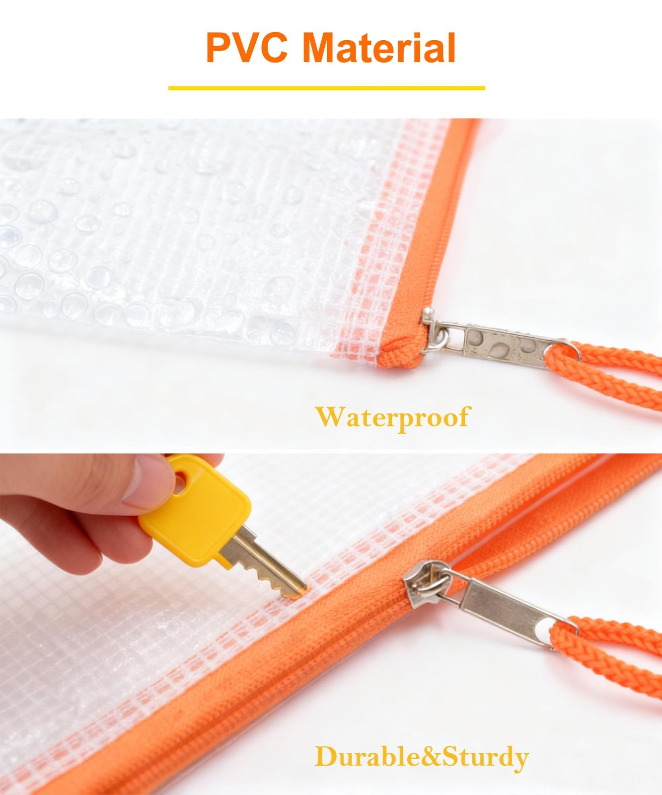 24 Pcs Lightweight Zipper Mesh Pouch Bags, Portable Clear Plastic A6 Storage …