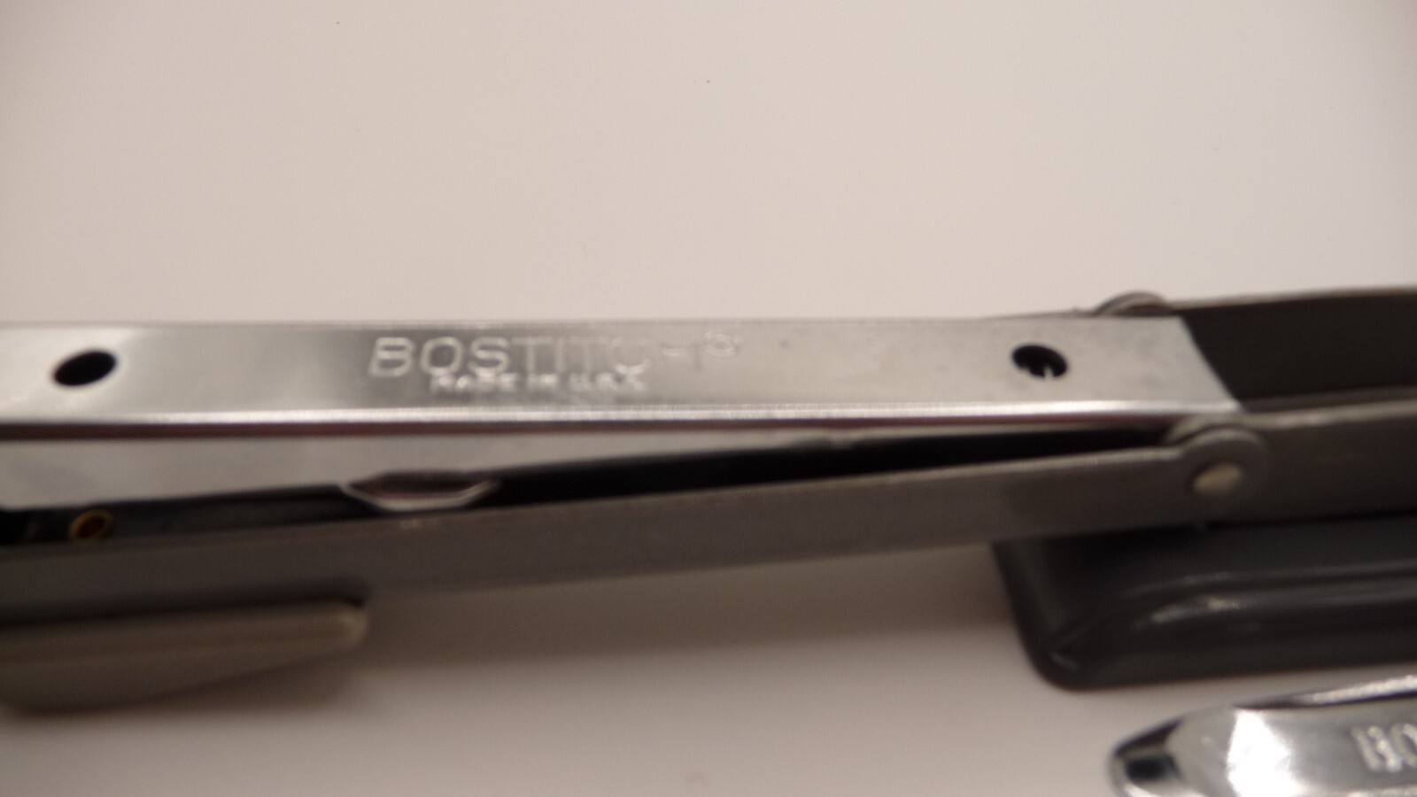 VTG Bostitch B8 Stapler With Stapler Remover Grey 5 1/2 Inch Desktop Office