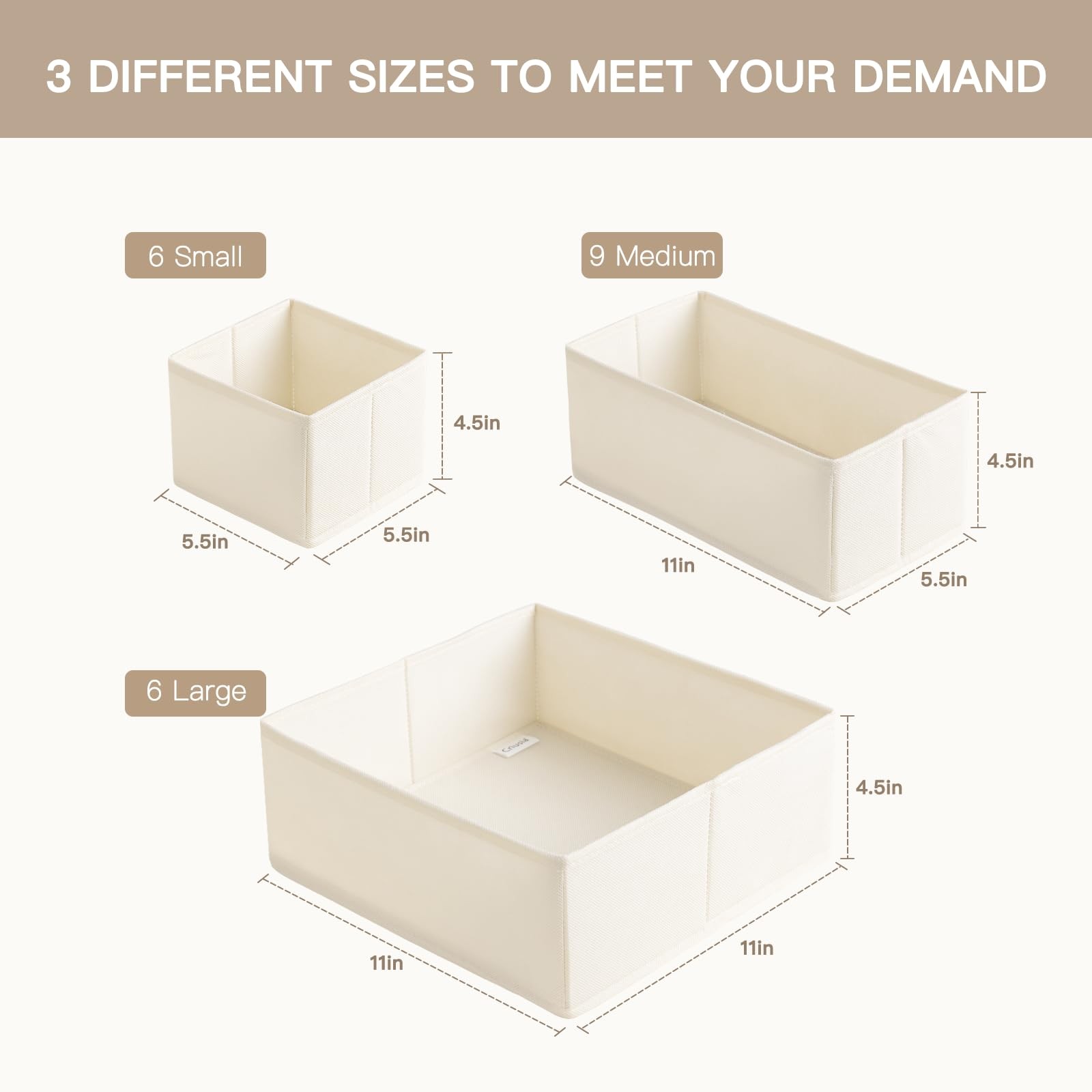 Criusia Drawer Organizer Clothes 21 Pack Dresser Organizer For Baby Clothes