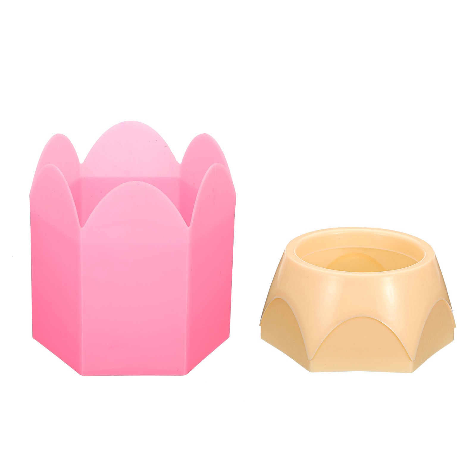 3pcs Pencil Holder Pen Holder for Desk Cute Pencil Holders Pencil Shape Pink