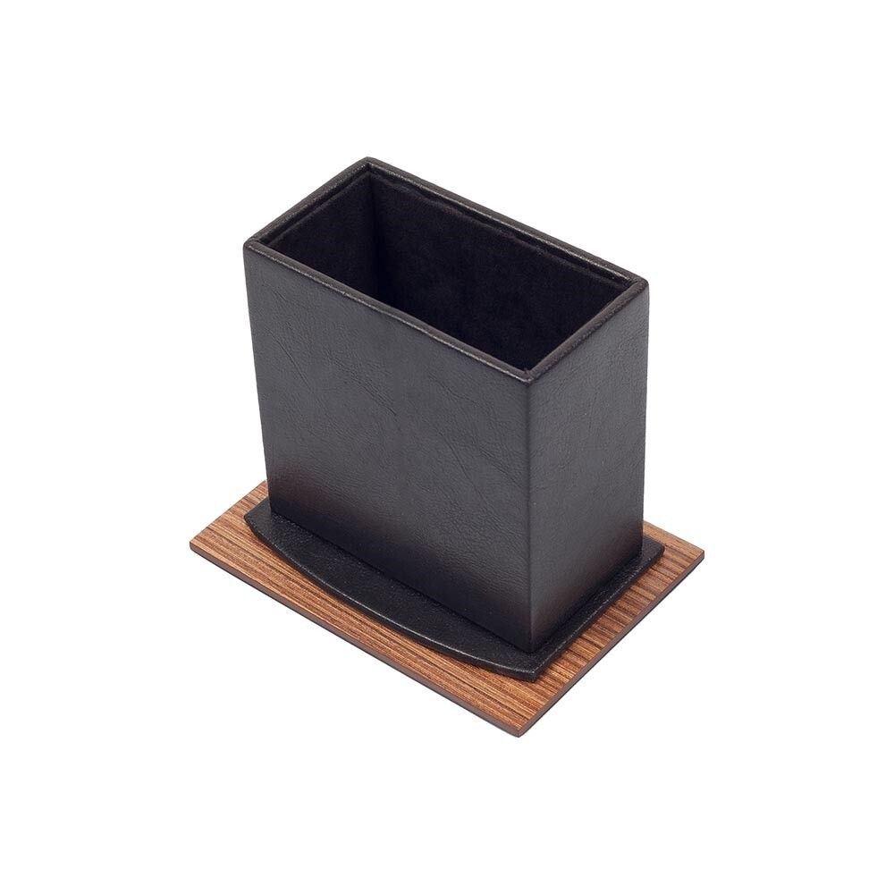 14 PCS Leather Desk Organizer Set-Office Desk Accessories-Black Leather Desk Set