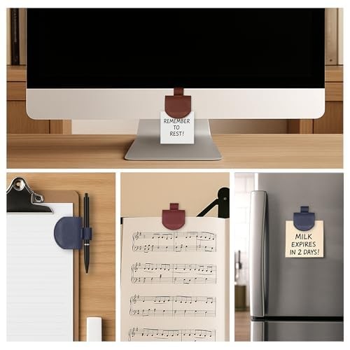 Vane Oak Magnetic Pen Holder for Notebook, Pen Clip for Journal Planner Noteb…