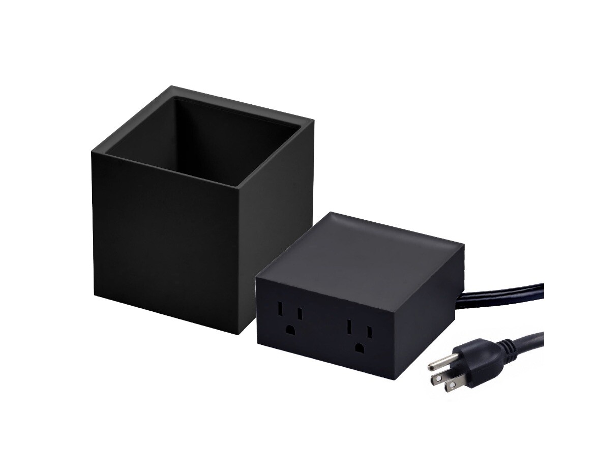 Bostitch Konnect Power Expansion Hub Desk Organizer, Pencil Cup – Black