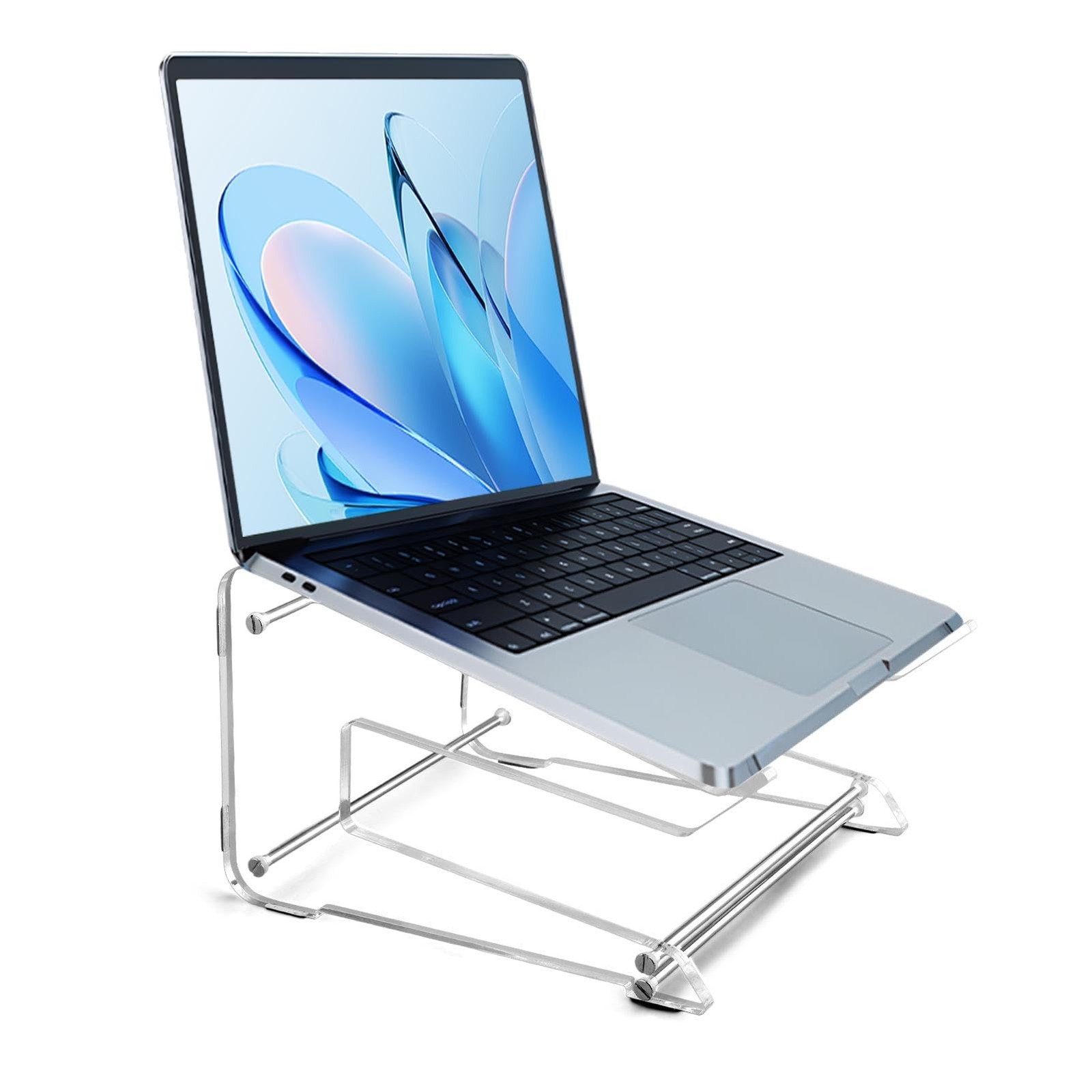 Bibabala Laptop Stand,Acrylic Stand for Desk,Ergonomic Transparent