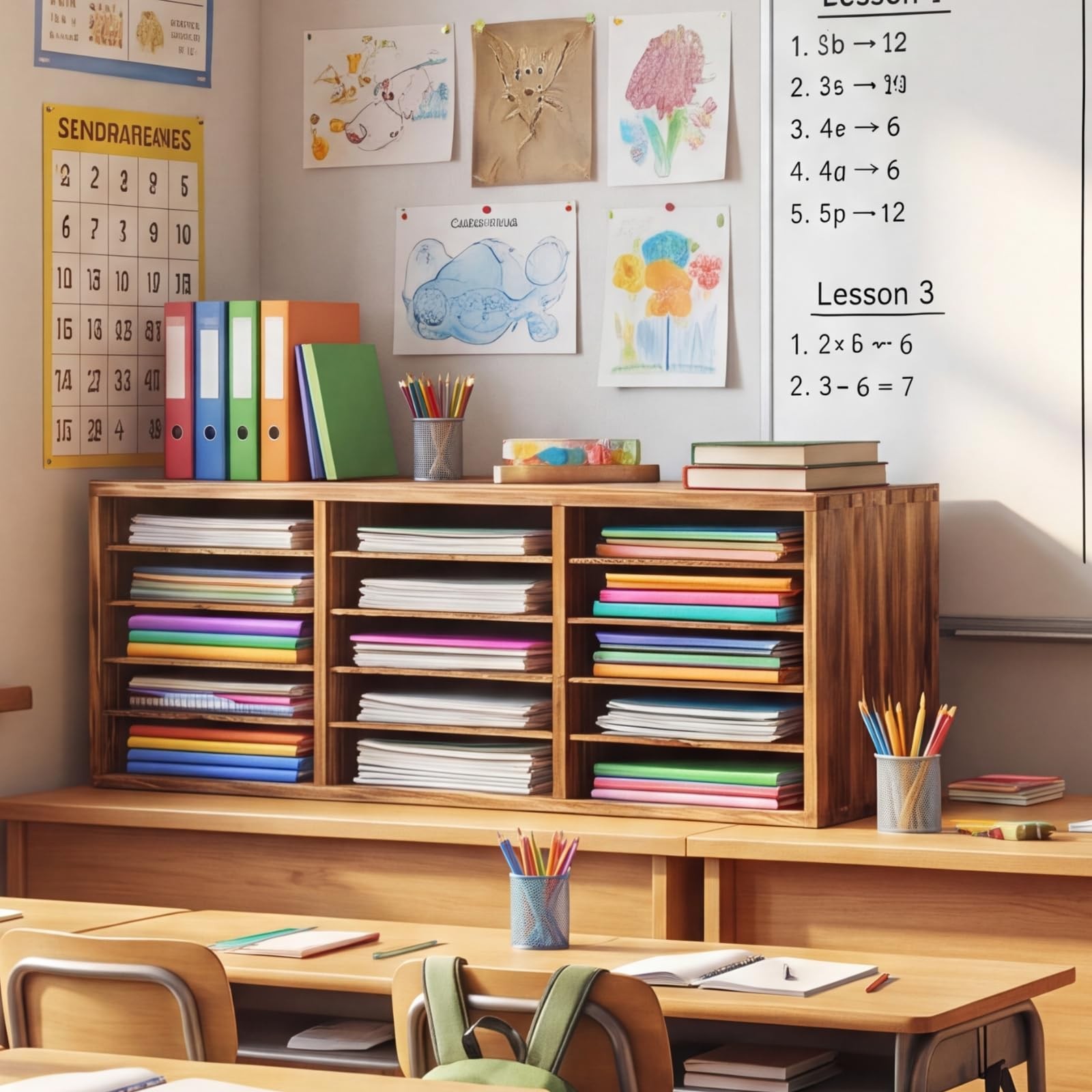 No Assembly Classroom Mailboxes Wooden Teacher Student Mailboxes for Classroo…