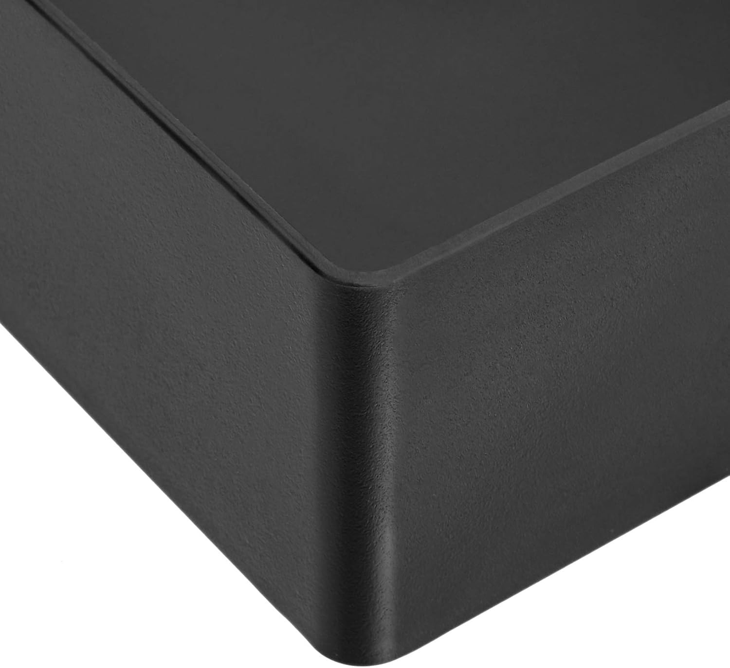 Amazon Basics Rectangular Plastic Desk Organizer Bundle, 3 Pieces with Black