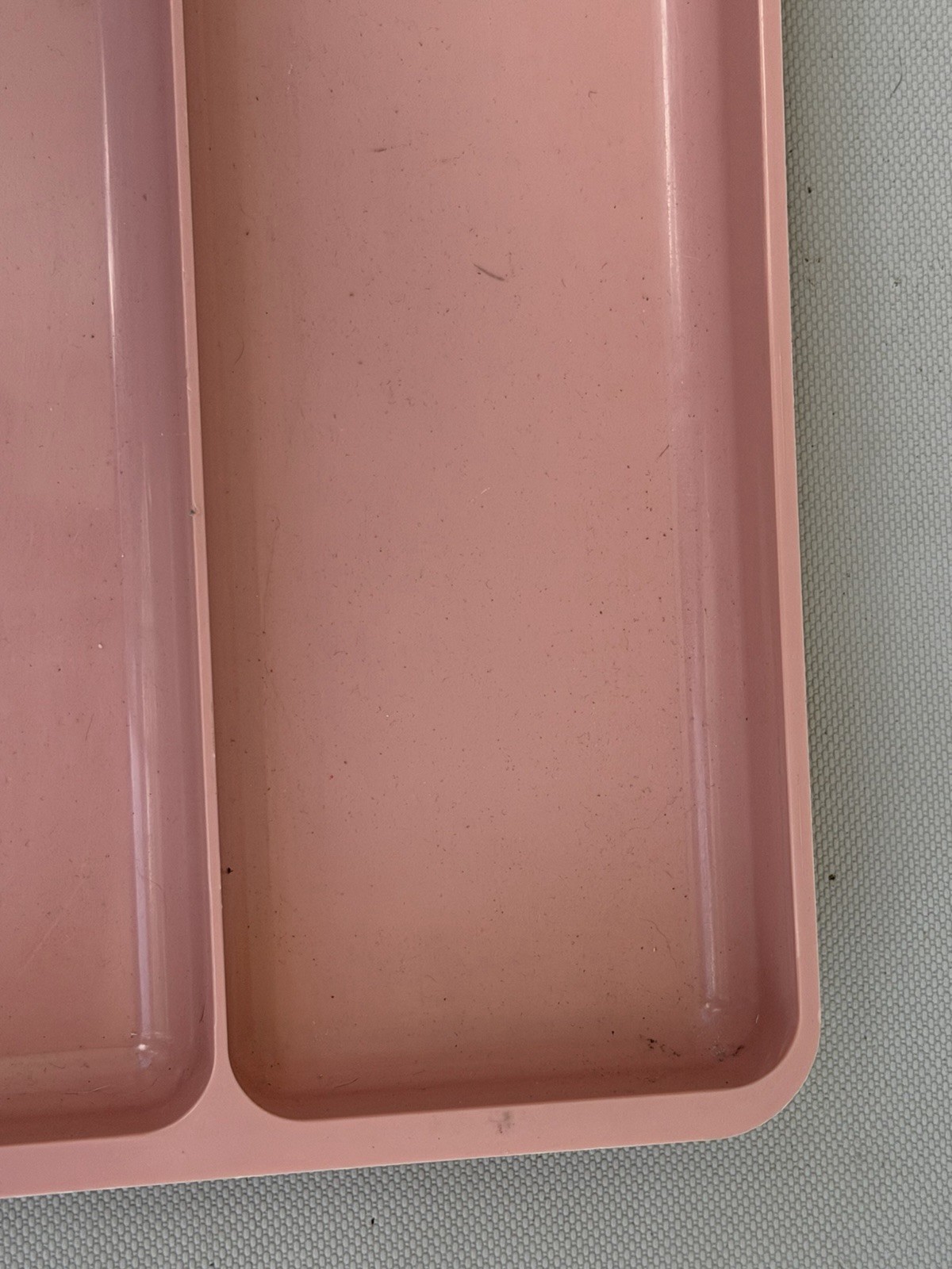 Vintage ROGERS 517 Plastic Desk Drawer Organizer Tray 14×9 PINK!